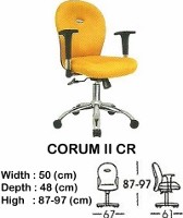 Kursi Staff & Sekretaris Indachi Corum II CR