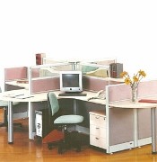 Partisi Kantor Uno Exclusive 4 Staff Configuration