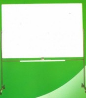 Papan Tulis (Whiteboard) Sakana Single Face (Stand) 120 x 240 cm