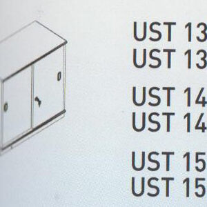 Meja Kantor Uno ( Sliding Credenza ) UST 1332 & UST 1382 ( Classic Series )