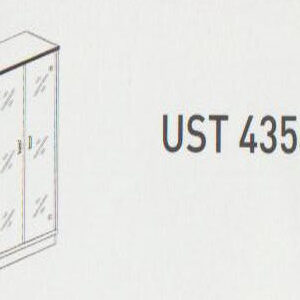 Meja Kantor Uno ( Lower Credenza ) UST 4354 B ( Gold Series )
