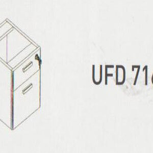 Meja Kantor Uno ( Mobile Drawer ) UMP 7165 ( Modern Series )