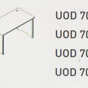 Meja Kantor Uno ( Office Desk & Side Desk ) UOD 7062 ( Modern Series )