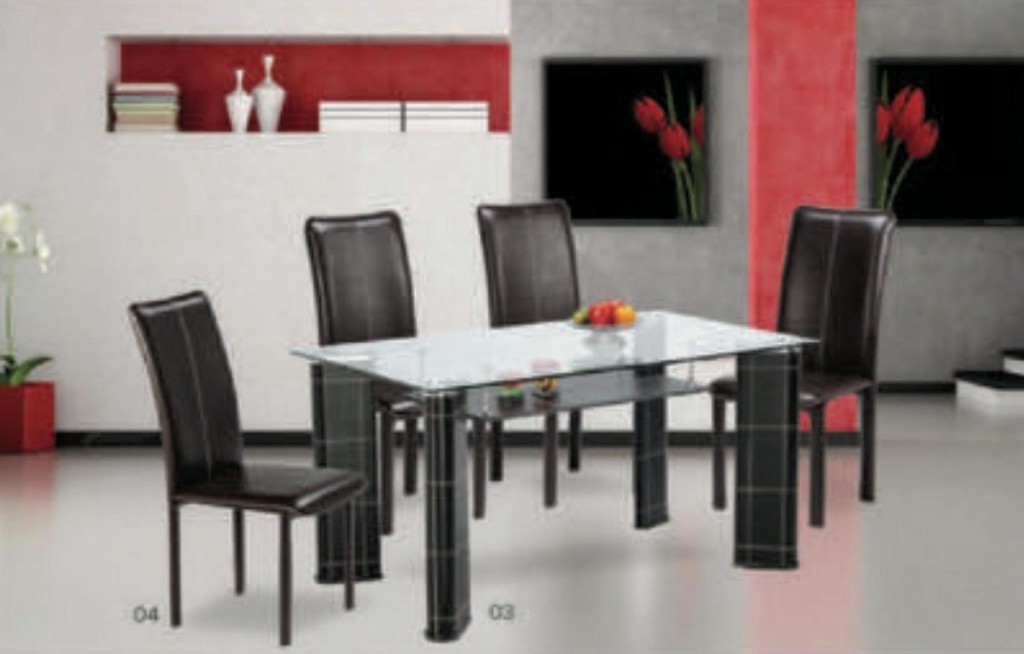 "MC 12 MEJA MAKAN KACA PP 150x90 cm"