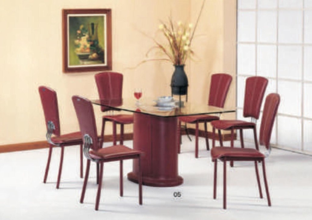 "MEJA MAKAN KACA OVAL Cofemo MC 01 180x100 cm"