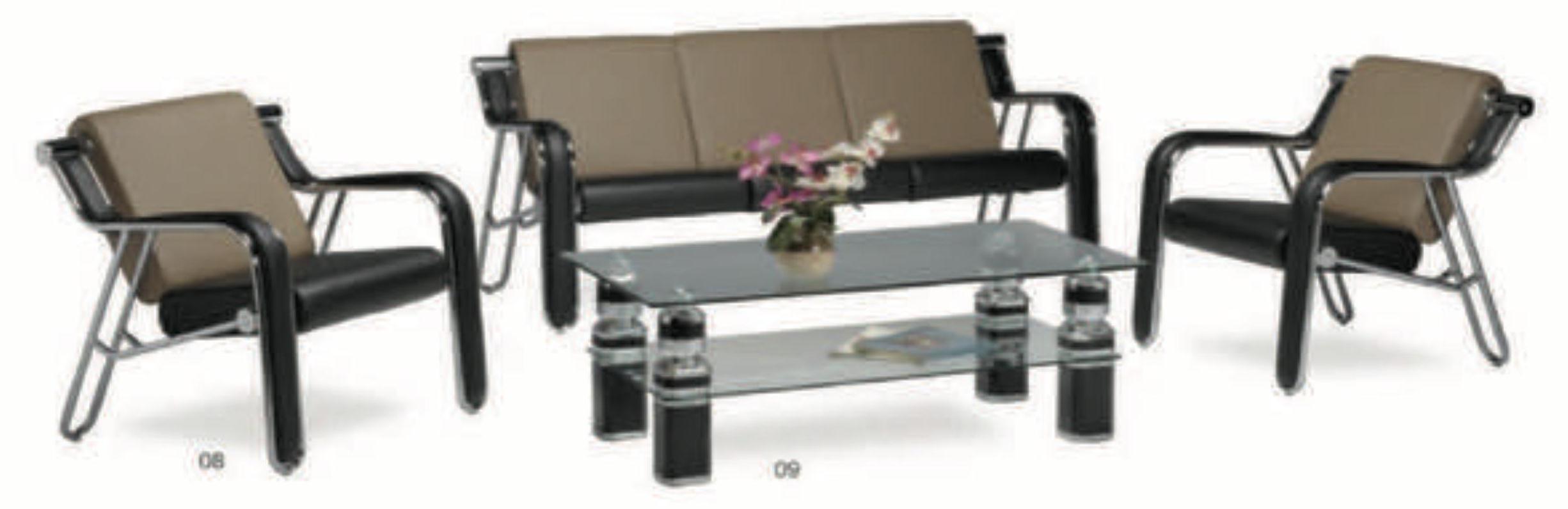 "MT 18 MEJA TAMU KACA PP 130x70 cm"