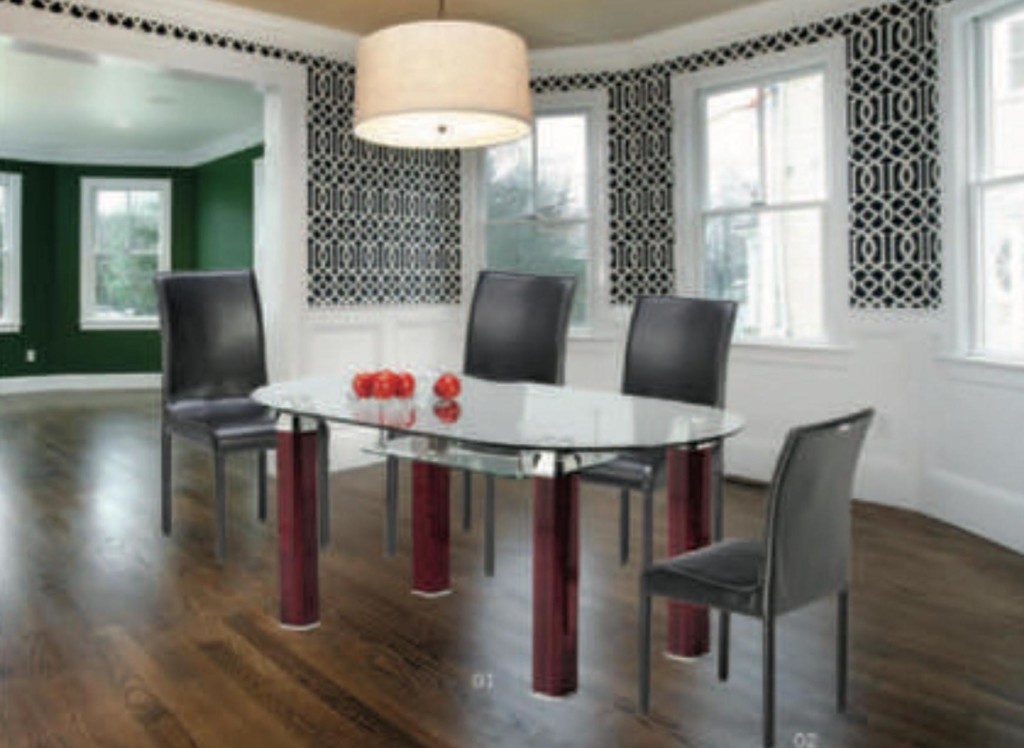 "TC 33 MEJA MAKAN KACA OVAL 180x100 cm"